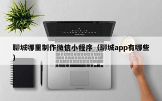 驻马店聊城哪里制作微信小程序（聊城app有哪些）