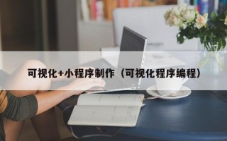 驻马店可视化+小程序制作（可视化程序编程）